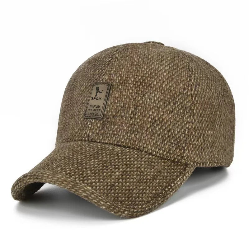 Cotton Hat Men's Hat Autumn & Winter Windshield Baseball Hat