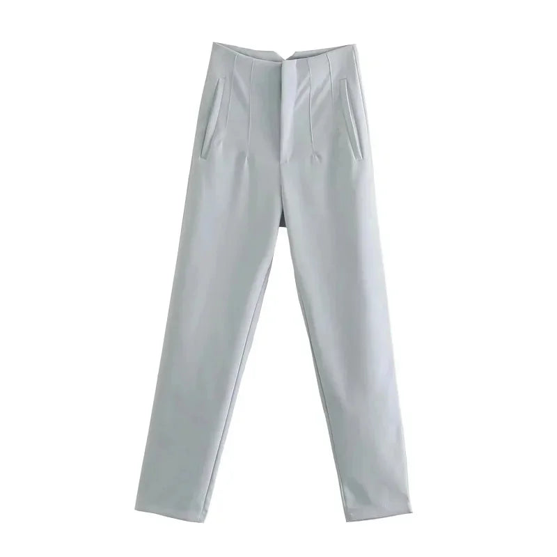 High waist Pants for Women Formal Pants Office outfits Pencil Trousers