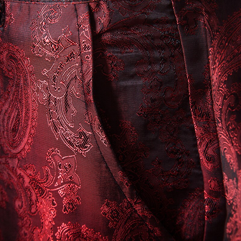 Punk Gothic Men Party Performance Steampunk Cosplay Victorian Pants