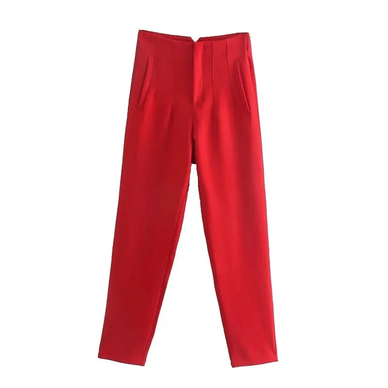 High waist Pants for Women Formal Pants Office outfits Pencil Trousers