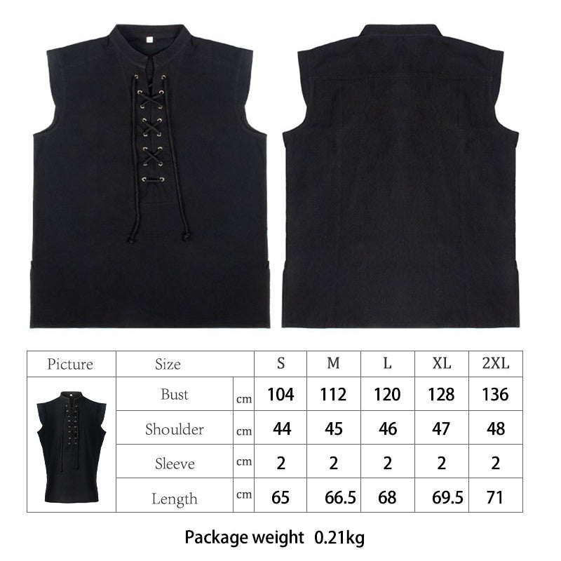 Medieval Vikings Sleeveless Shirt Men