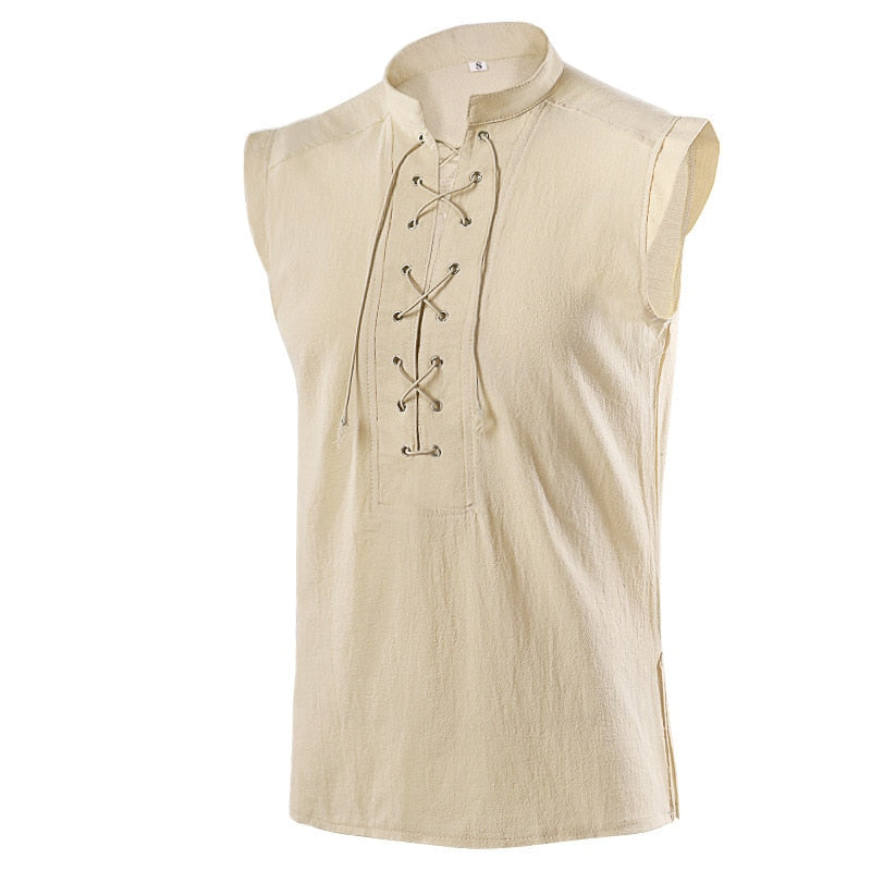 Medieval Vikings Sleeveless Shirt Men