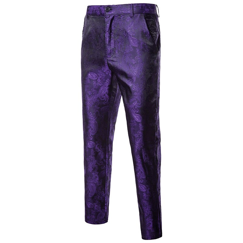 Punk Gothic Men Party Performance Steampunk Cosplay Victorian Pants