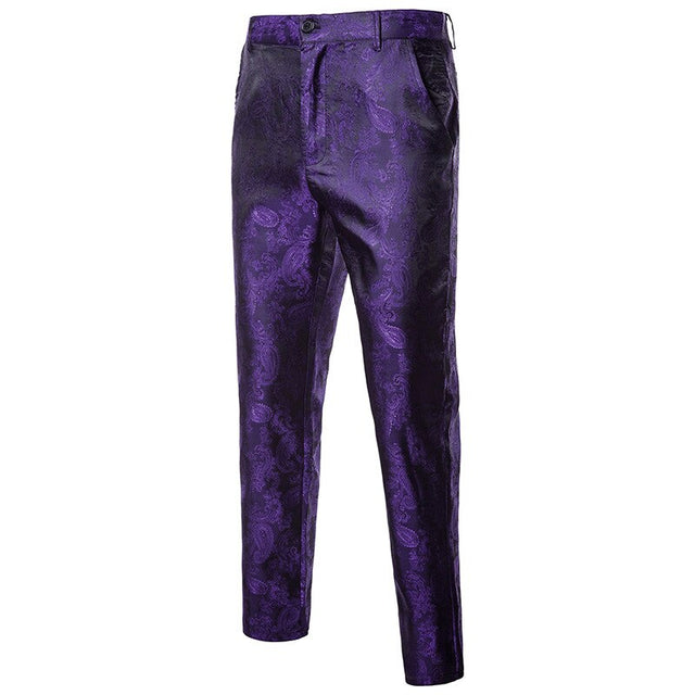 Punk Gothic Men Party Performance Steampunk Cosplay Victorian Pants