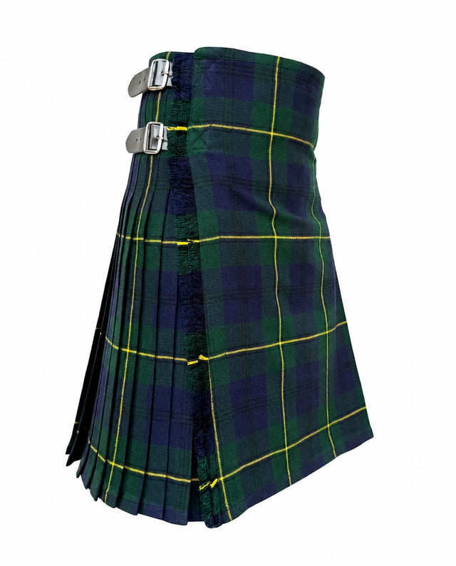 8 Yard Clan Johnstone Modern Tartan Kilt for Men – Traditional Scottish Highland Kilt