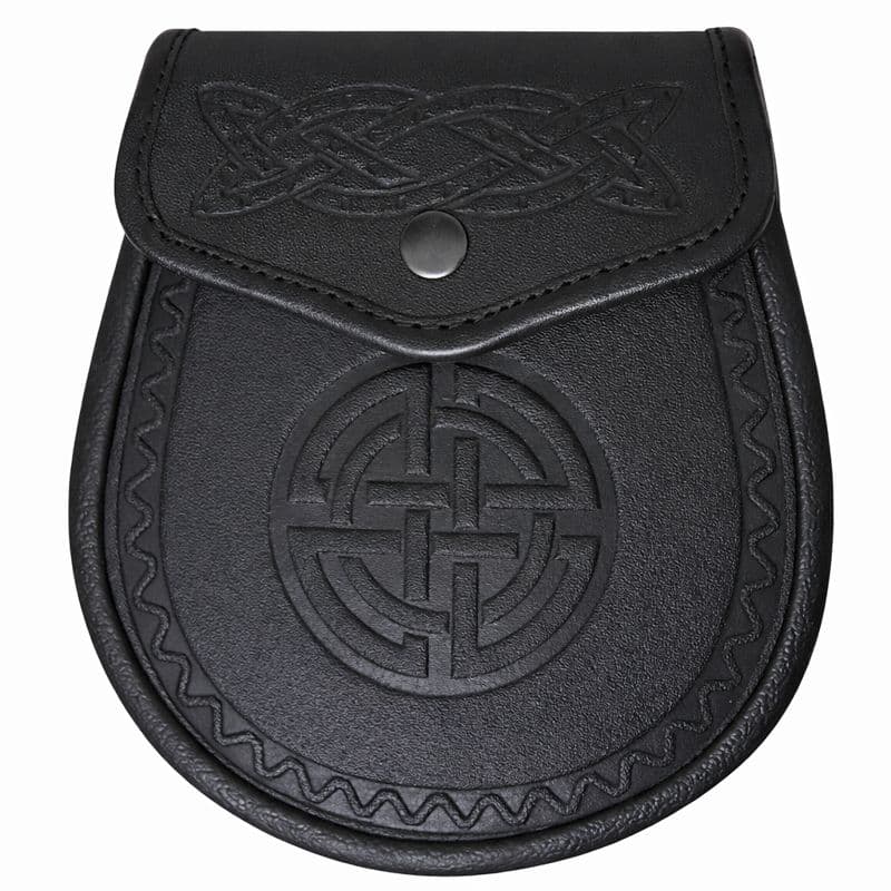 Morton Tartan Traditional 8 Yard Kilt Set with Sporran, Leather Belt, Buckle and Kilt Pin