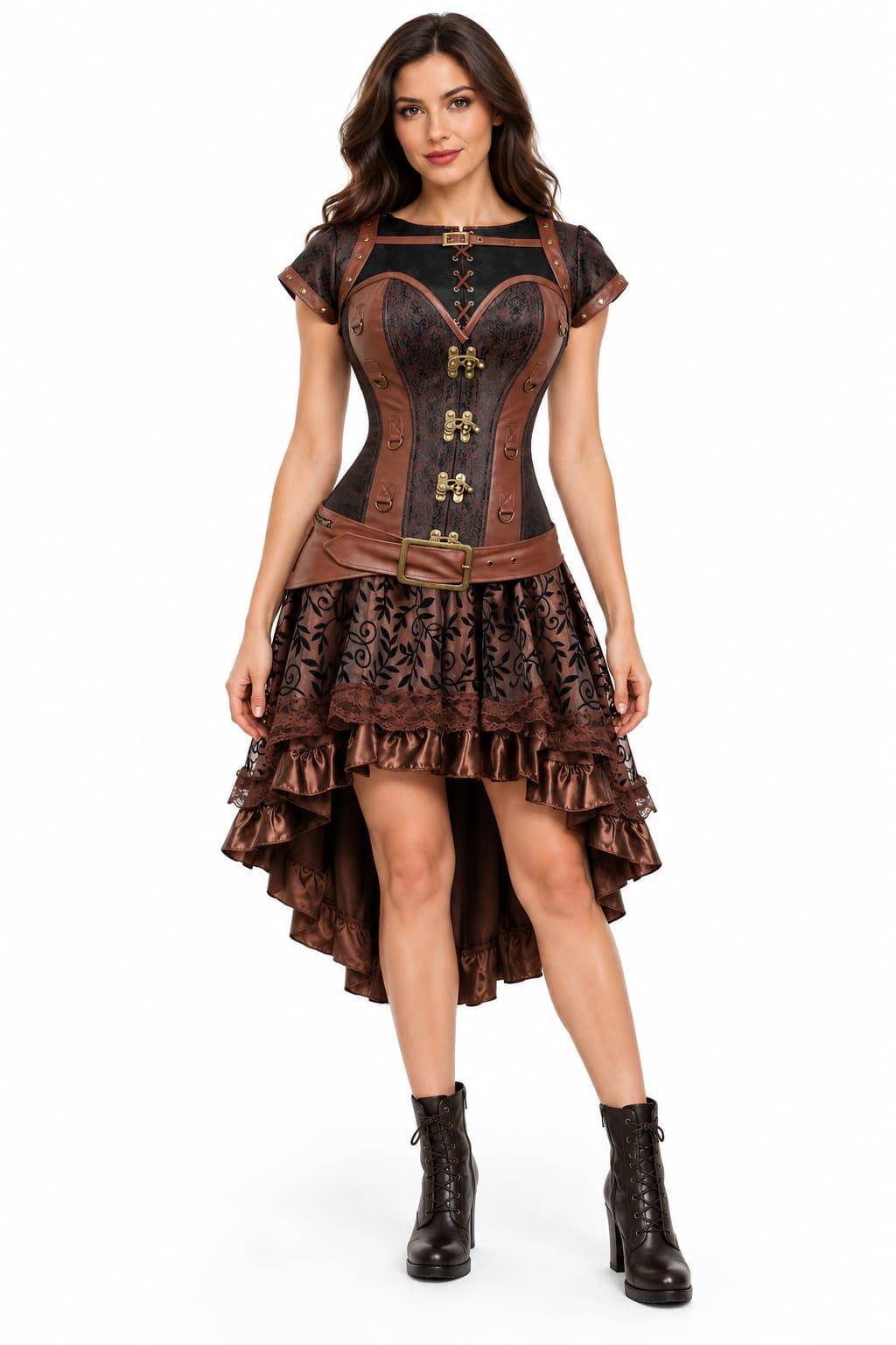 Women’s Steampunk Corset & Gothic Skirt