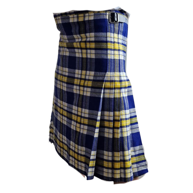 Premium Ukraine Forever Tartan 8‑Yard Handmade Tartan Kilt for Men – Traditional Scottish Highland Kilt