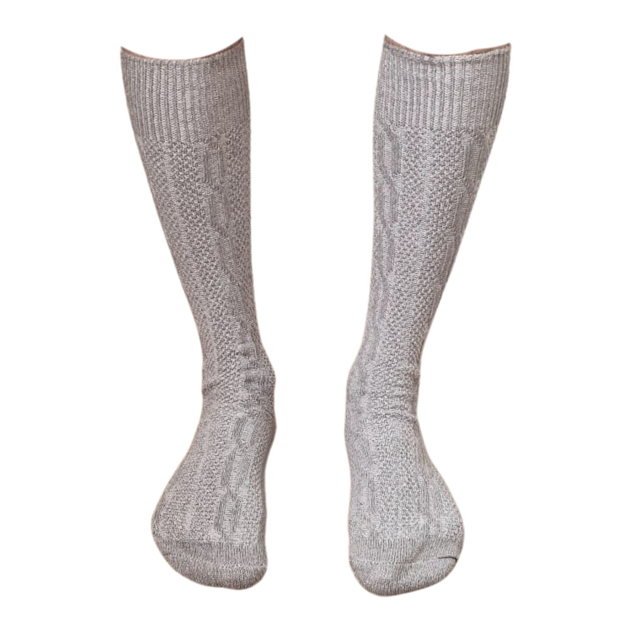 Grey Bavarian Socks Classic Oktoberfest Costume Lederhosen Cotton Socks German Outfit Socks