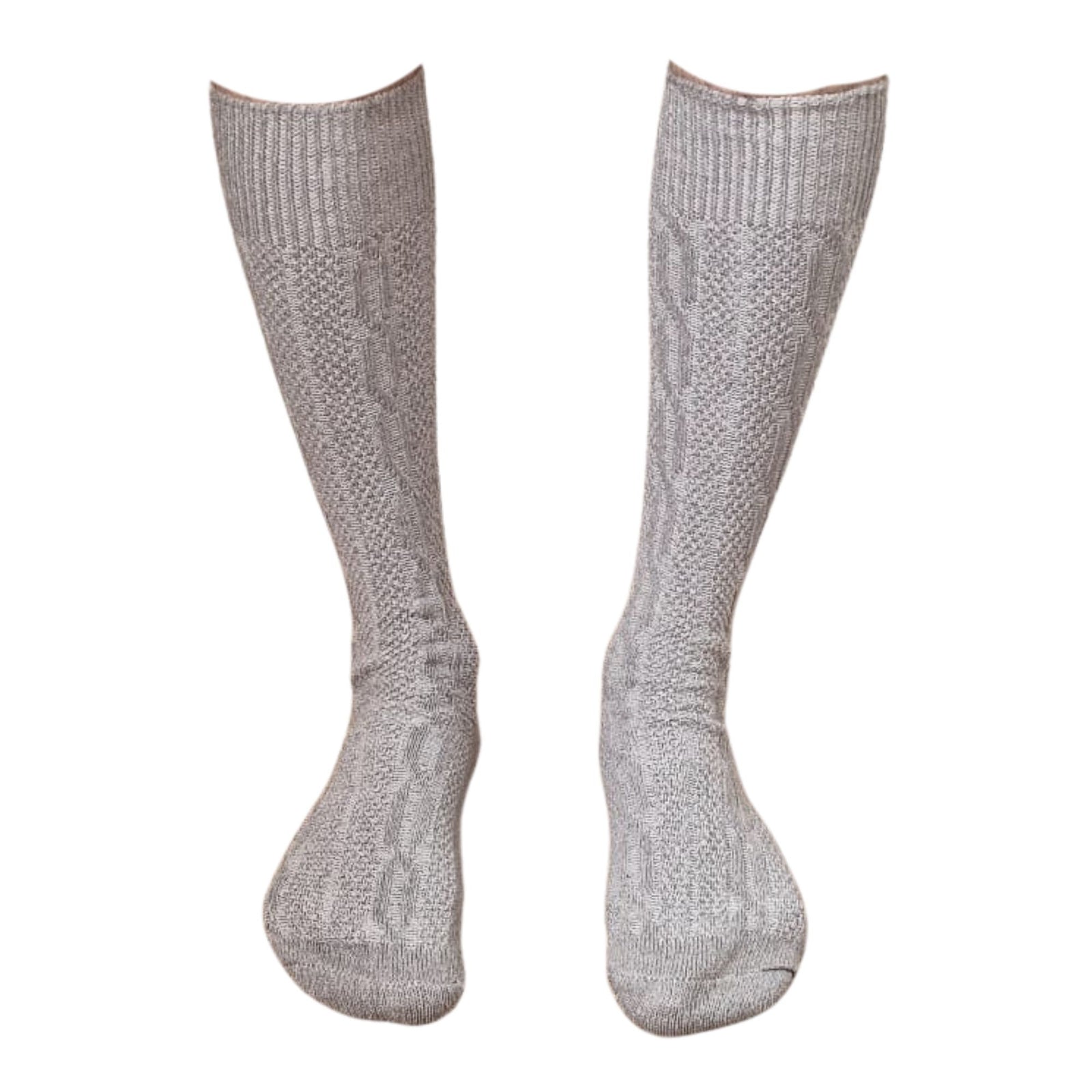 Grey Bavarian Socks Classic Oktoberfest Costume Lederhosen Cotton Socks German Outfit Socks