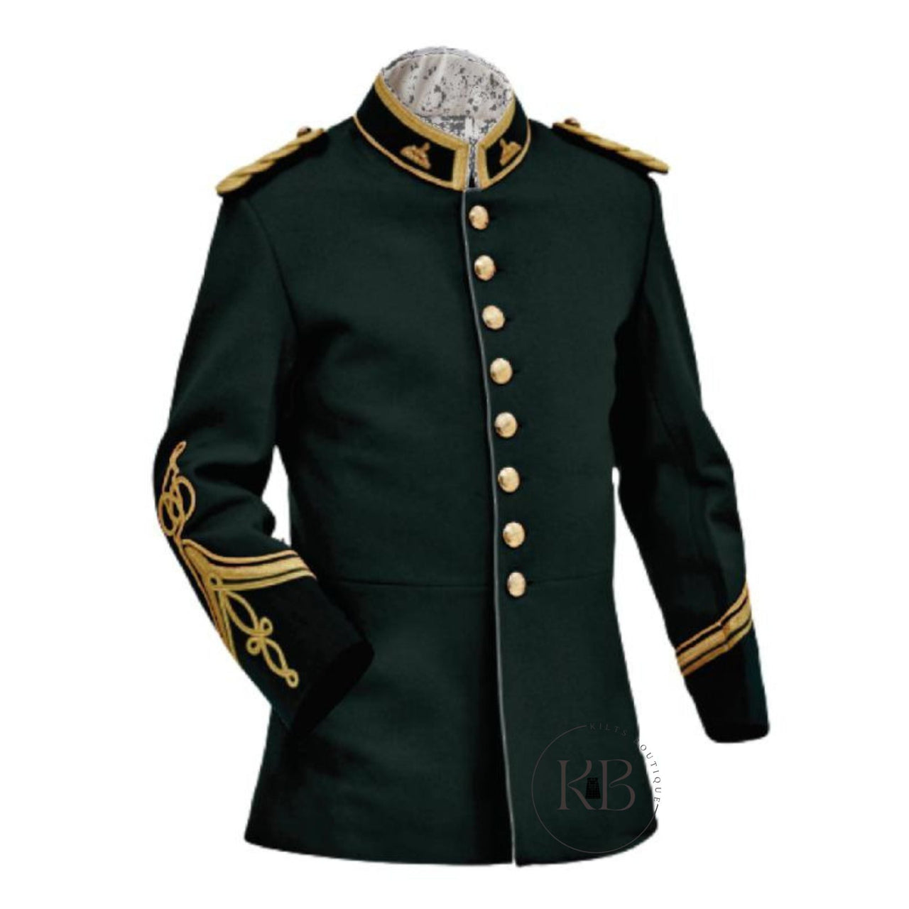 Green Traditional British Army Officer Anglo Zulu War Jacket Vintage Officers Tunic Circa jacket