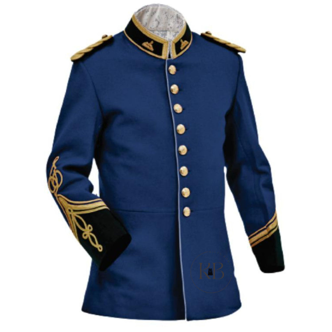 Blue Traditional British Army Officer Anglo Zulu War Jacket Vintage Officers Tunic Circa jacket