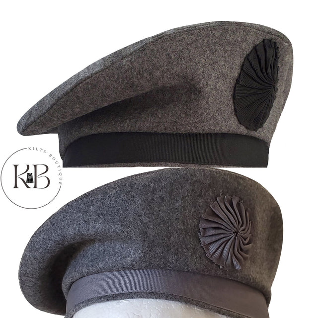 Irish Caubeen Hat Military Bonnet Beret Wool Hat, slouchy hat, Tam O Shanter Hat