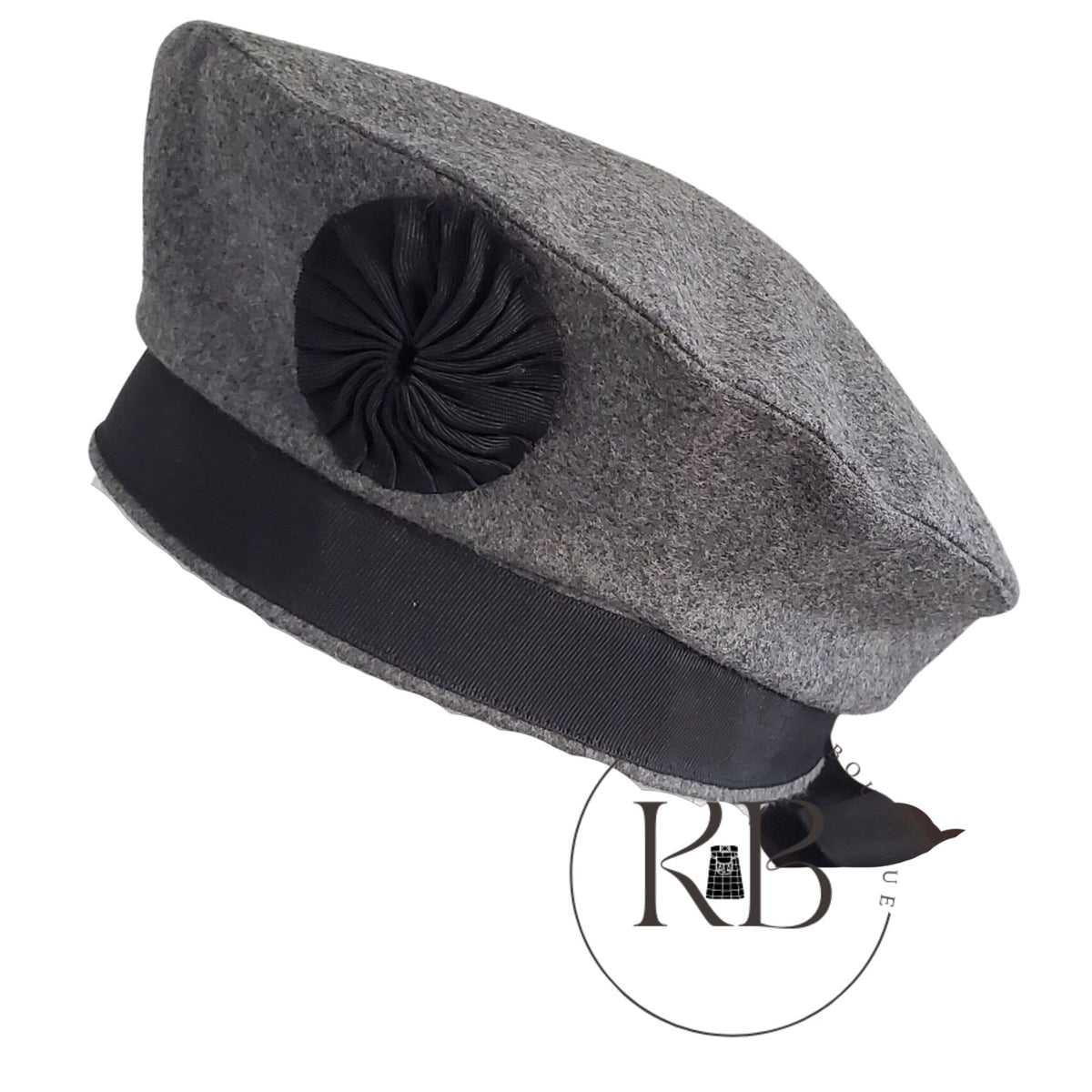Irish Caubeen Hat Military Bonnet Beret Wool Hat, slouchy hat, Tam O Shanter Hat