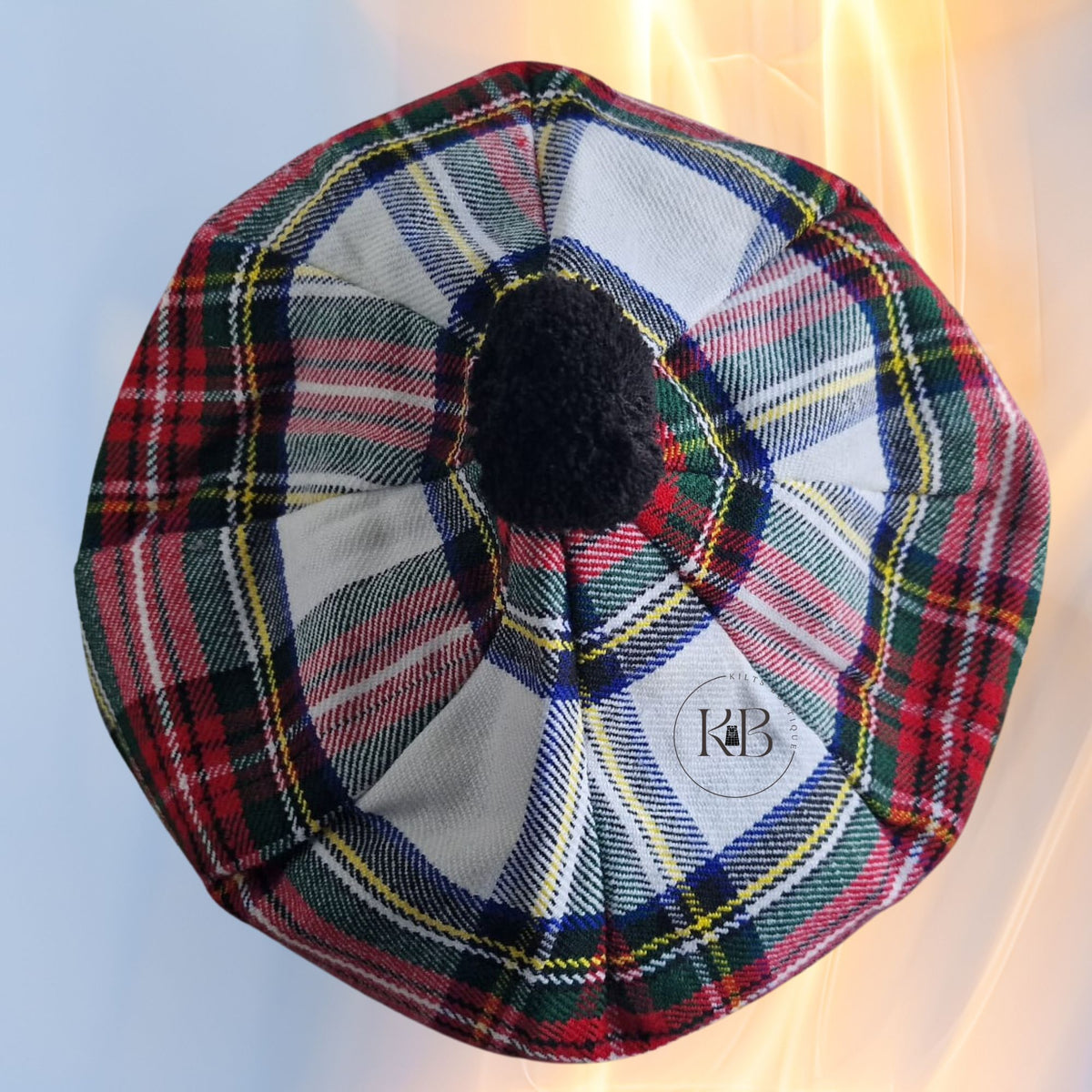 Dress Stewart Tartan Tam o’ Shanter Scottish Highland Kilt Wool Tammy Hat