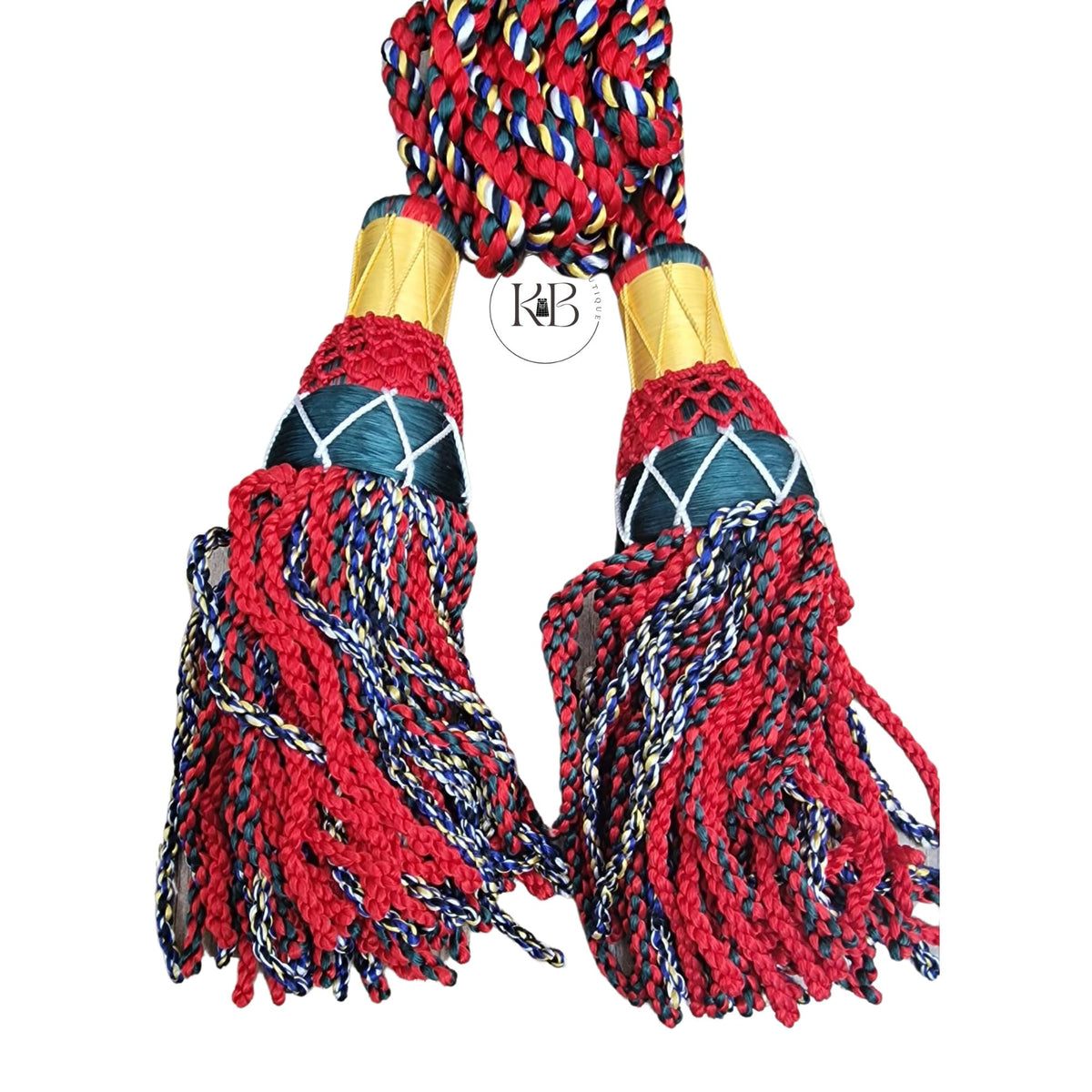 Royal Stewart Scottish Highland Silk Bagpipe Cord Silk Bagpipes Drone Cord