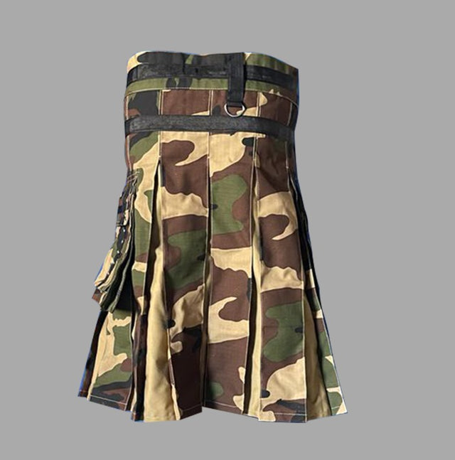 Camouflage Combat Ripstop Modern Hybrid Utility Kilt