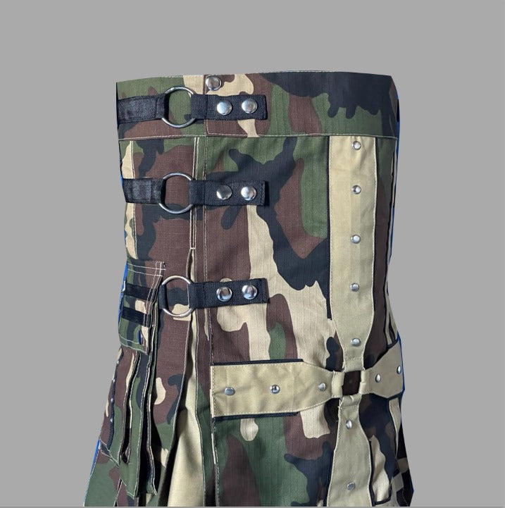Camouflage Combat Ripstop Modern Hybrid Utility Kilt