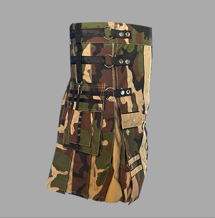 Camouflage Combat Ripstop Modern Hybrid Utility Kilt