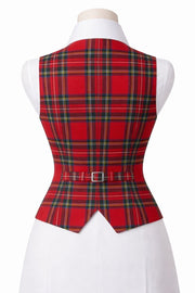 Women’s Royal Stewart Tartan Vest Acrylic Wool Blend, Tailored Fit Made to Order (Copy)