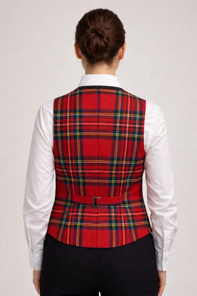 Women’s Royal Stewart Tartan Vest – Classic Scottish Waistcoat