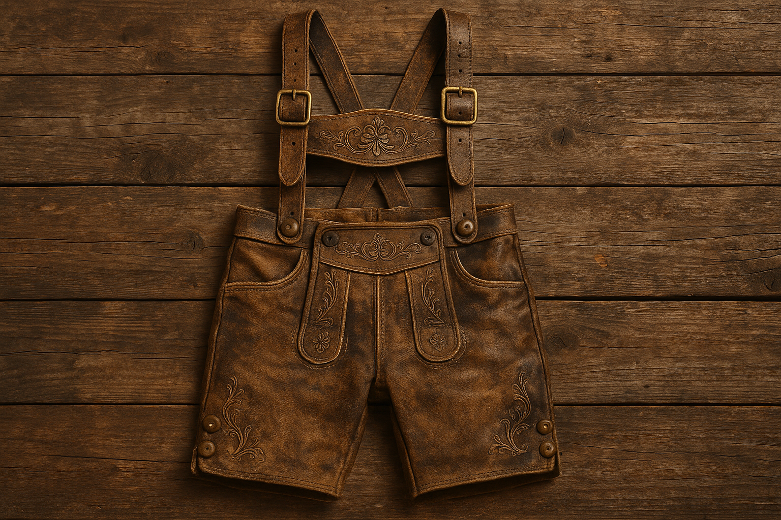Antiqued Lederhosen