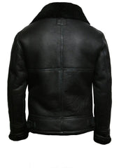 Men’s RAF B3 Aviator Bomber Jacket – Fur & Premium Leather