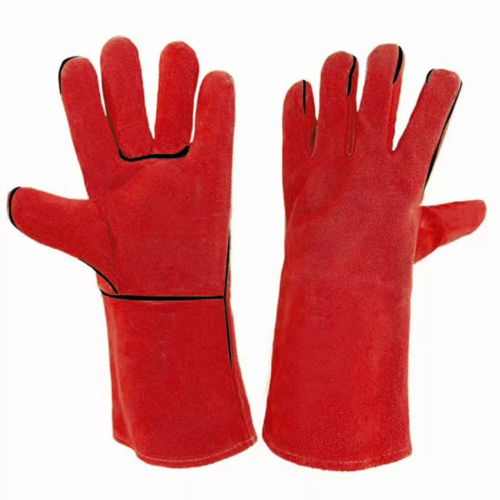 Log Burner & Wood Stove Heat Resistant Gloves – Fireproof Welding Protective Mitts