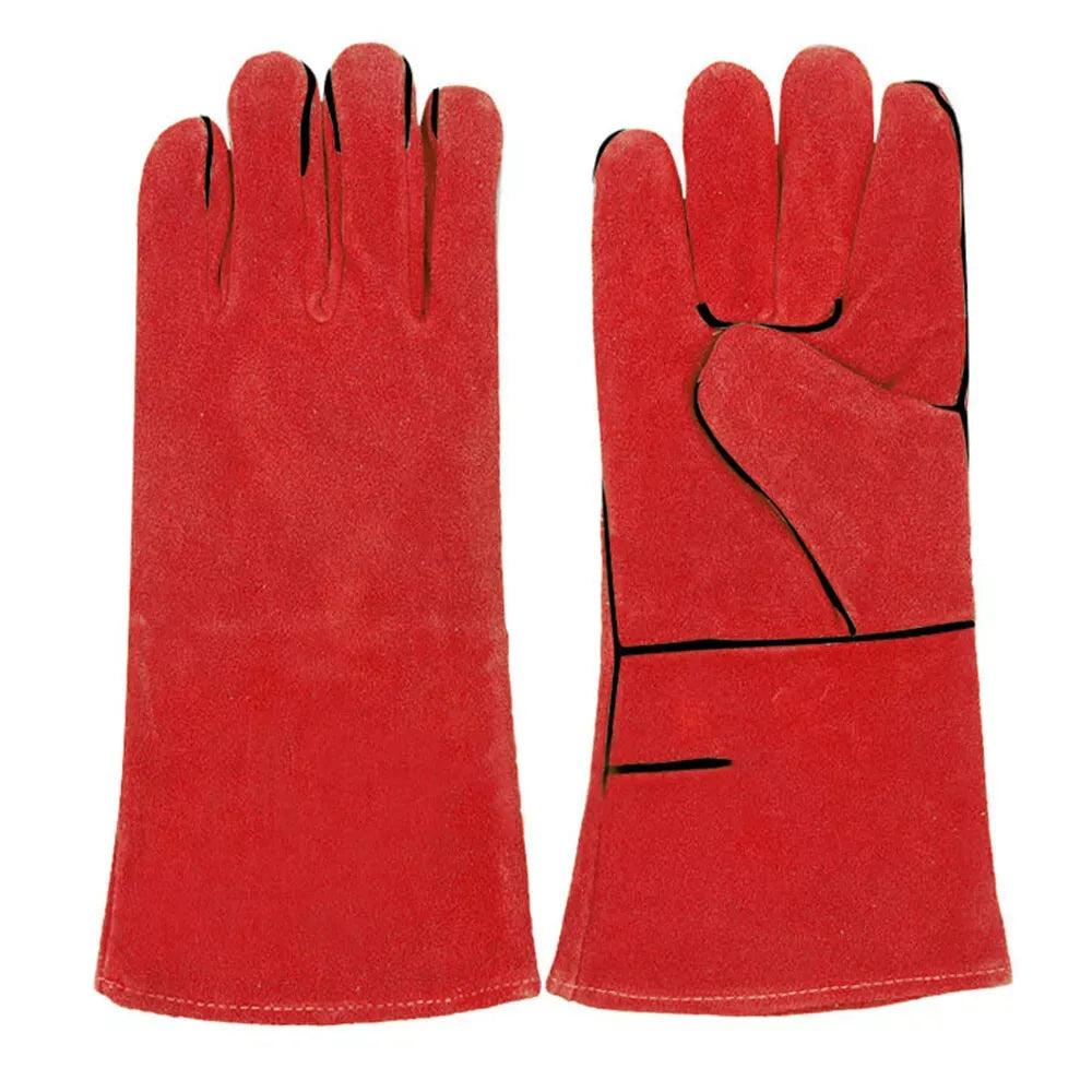 Log Burner & Wood Stove Heat Resistant Gloves – Fireproof Welding Protective Mitts
