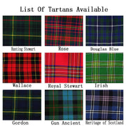 Scottish Clan Tartan Pocket Square – Handmade Acrylic Wool Handkerchief Hanky for Men