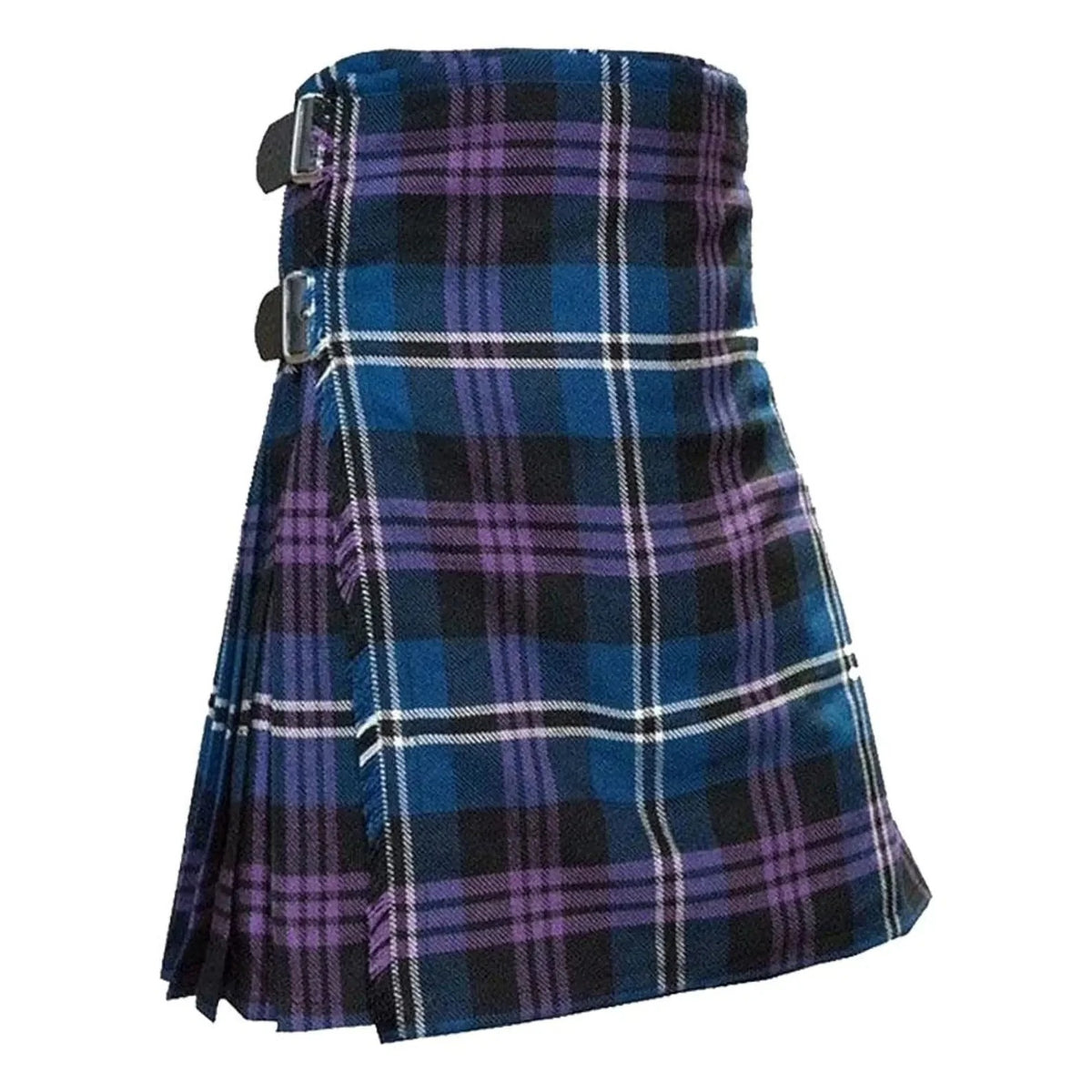 Heritage Of Scotland Tartan Kilt Set for Men, Scottish Highland Outfit with Sporran Belt Buckle & Kilt Pin