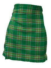 Scottish Irish Heritage Tartan Kilt – 8 Yard Traditional Acrylic Kilt with 24″ Drop for Highland Dress, Weddings & Ceilidh