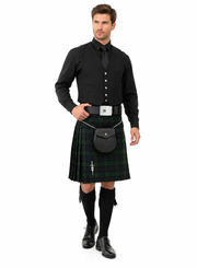 Black Watch Scottish Men's Traditional Highland Dress Tartan Kilt