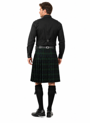 Black Watch Scottish Men's Traditional Highland Dress Tartan Kilt