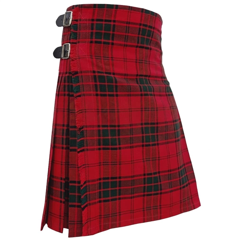 Maxwell Modern Clan Tartan Kilt Side