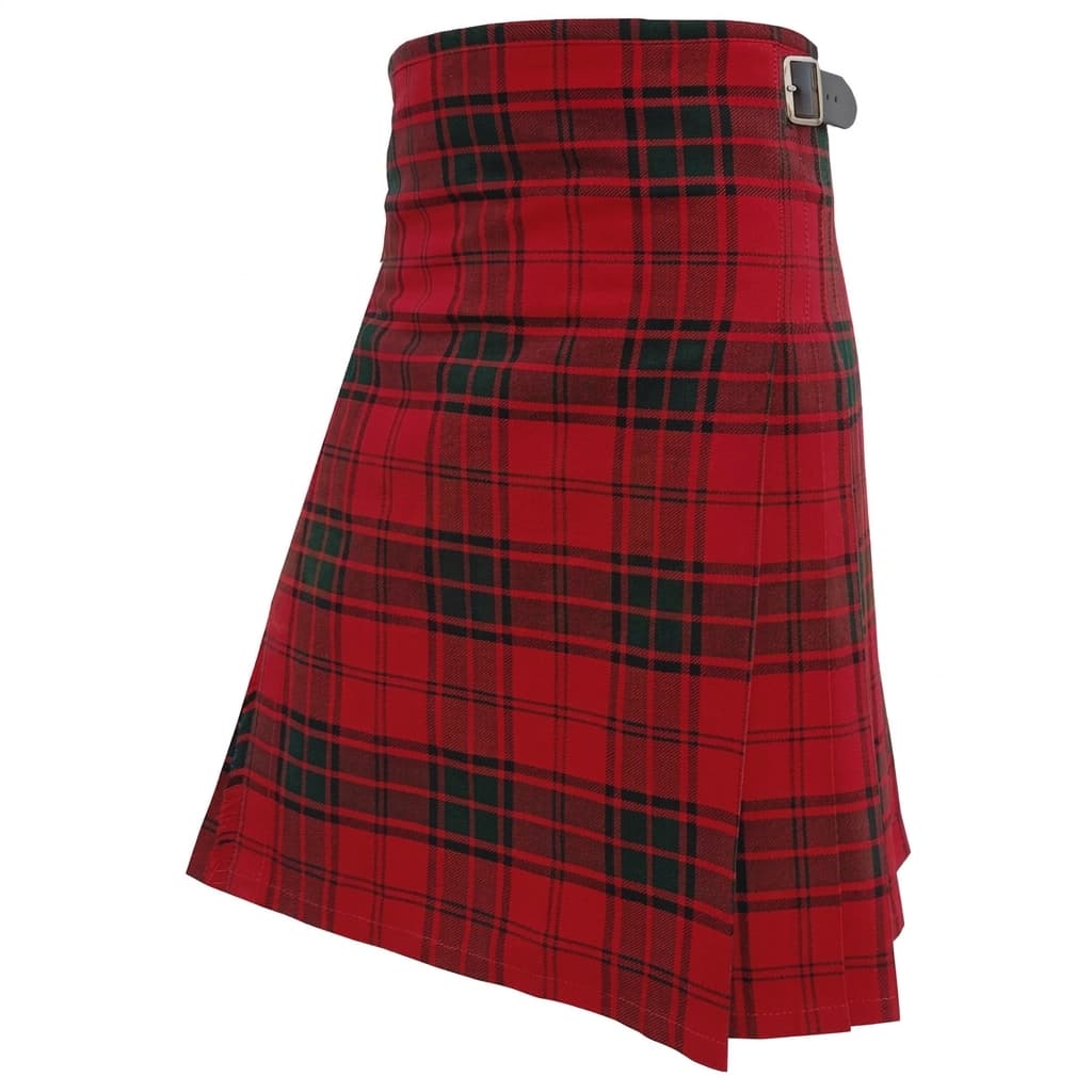 Maxwell Modern Clan Tartan Kilt Side