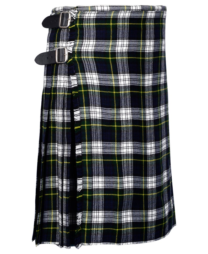 Dress Gordon Tartan Kilt || 8 Yard Handmade 16oz Traditional Kilt