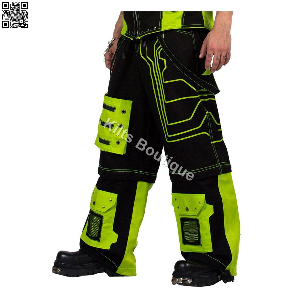 Men's Gothic Trouser Cyber Punk Gothic Baggy Trouser Pant