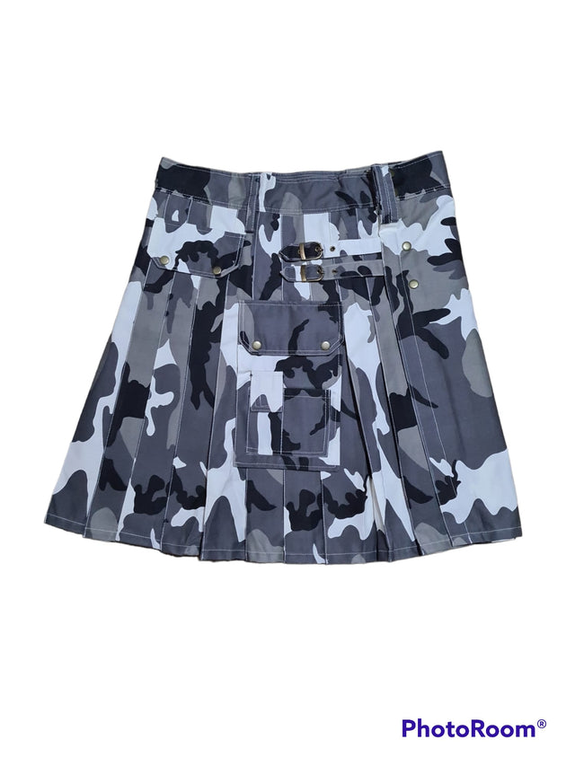 Men Urban Camouflage Tactical Army Utility Kilt