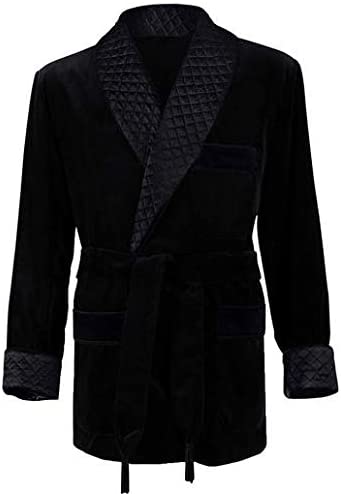 Mens black smoking sales jacket