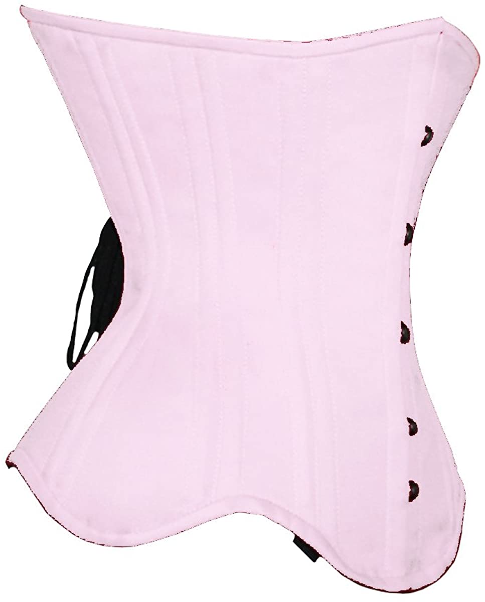 Heavy Duty 26 Double Steel Boned Waist Training Cotton Underbust Tight Shaper Corset