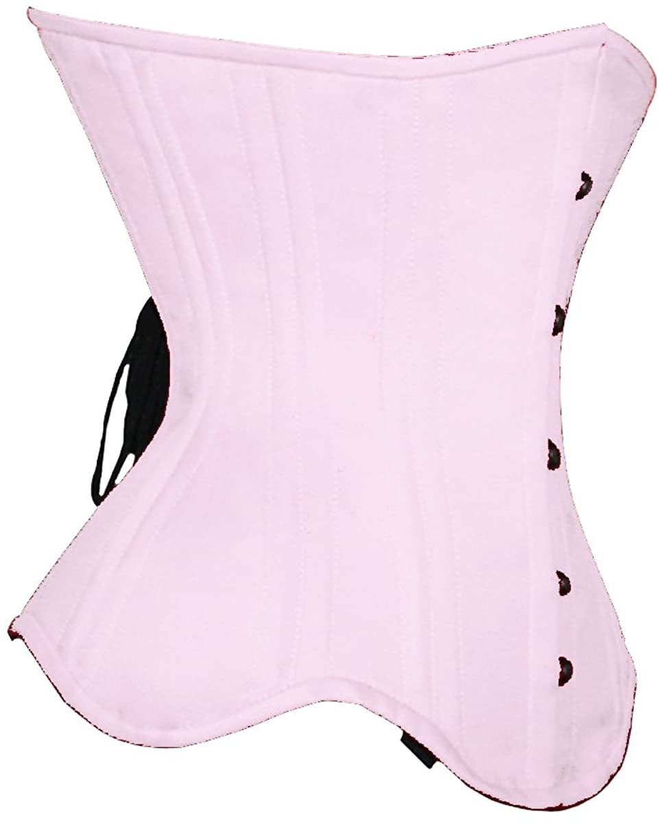 Womens Heavy Duty Double Steel Boned Cotton Underbust Waist Trainer White  Corset : : Clothing, Shoes & Accessories