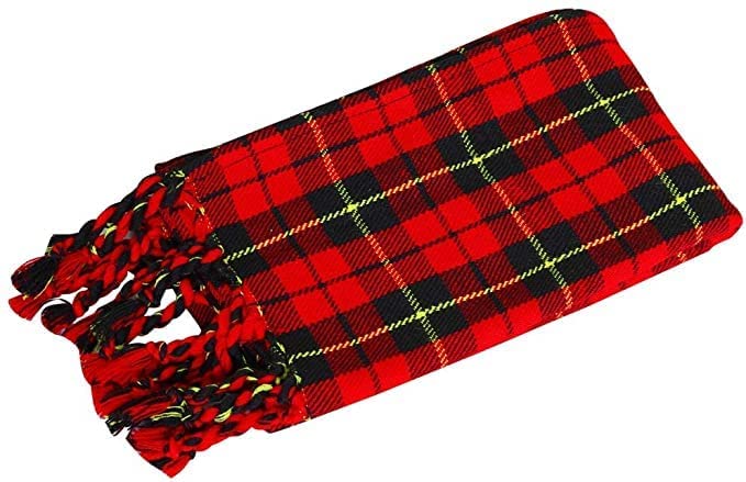 Scarf for Men and Women Wedding Slash Wool Warm Tartan Blanket Shawl