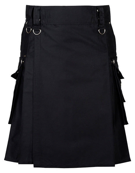 Gothic / Punk Rock Scottish Utility Kilt For Men