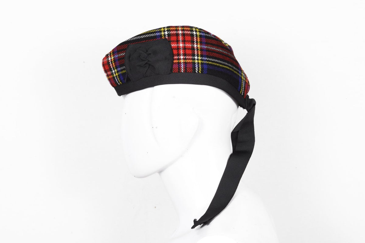 Scottish Glengarry Cap Traditional Military Piper Hat KILT