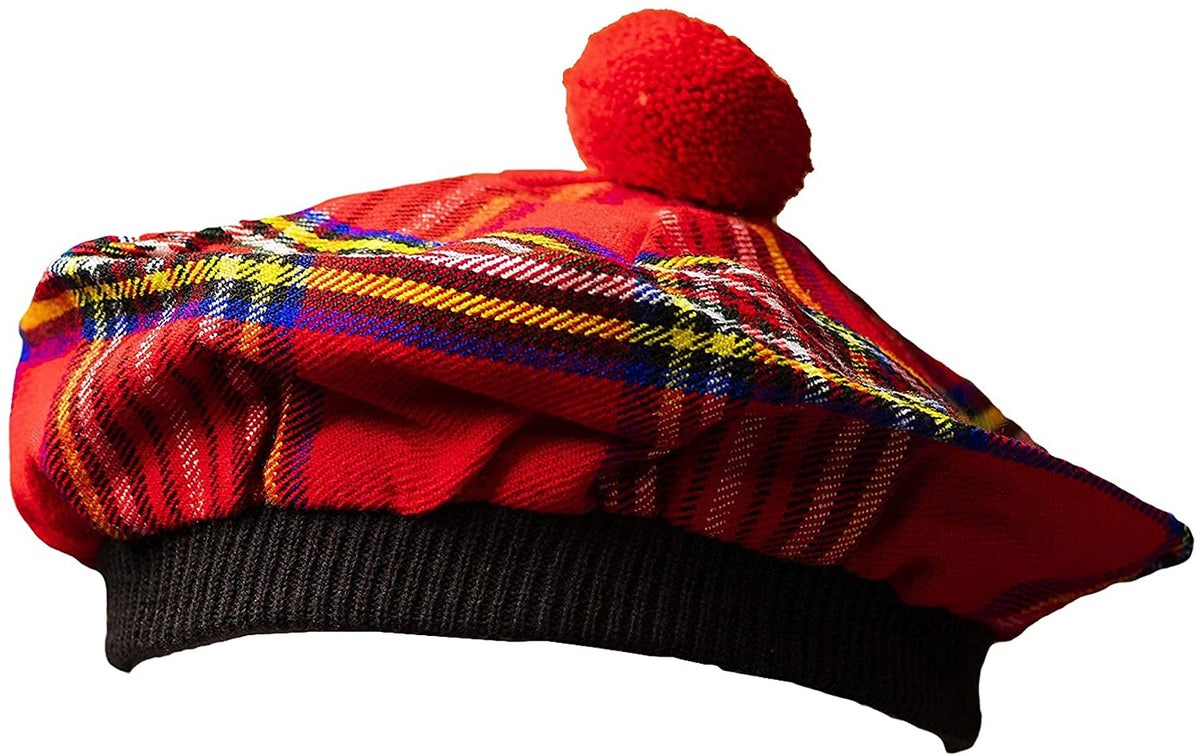 Scottish Highland Kilt Wool Tammy Hat Tam O' Shanter