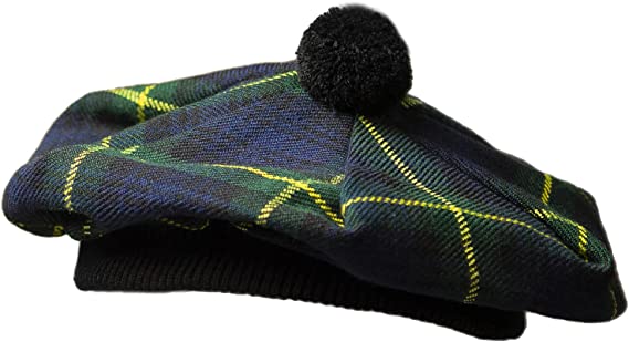 Scottish Highland Kilt Wool Tammy Hat Tam O' Shanter