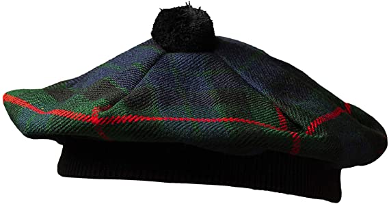 Scottish Highland Kilt Wool Tammy Hat Tam O' Shanter