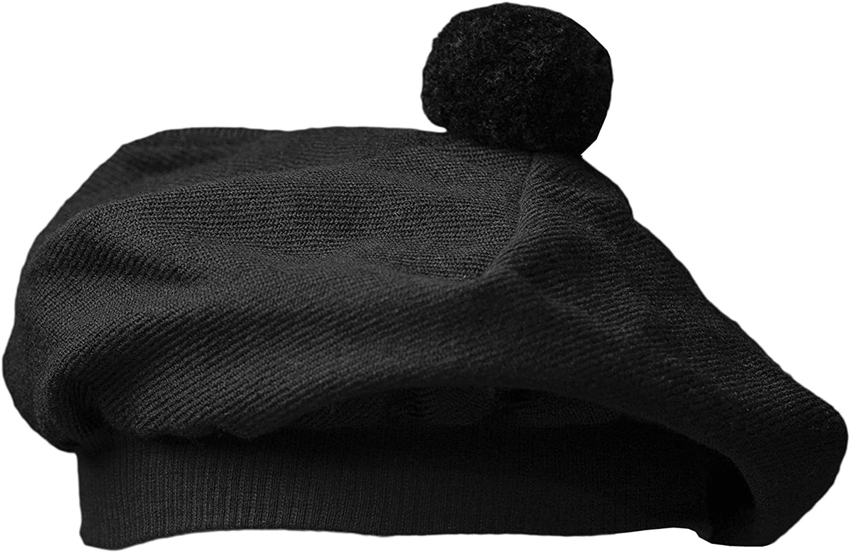Scottish Highland Kilt Wool Tammy Hat Tam O' Shanter