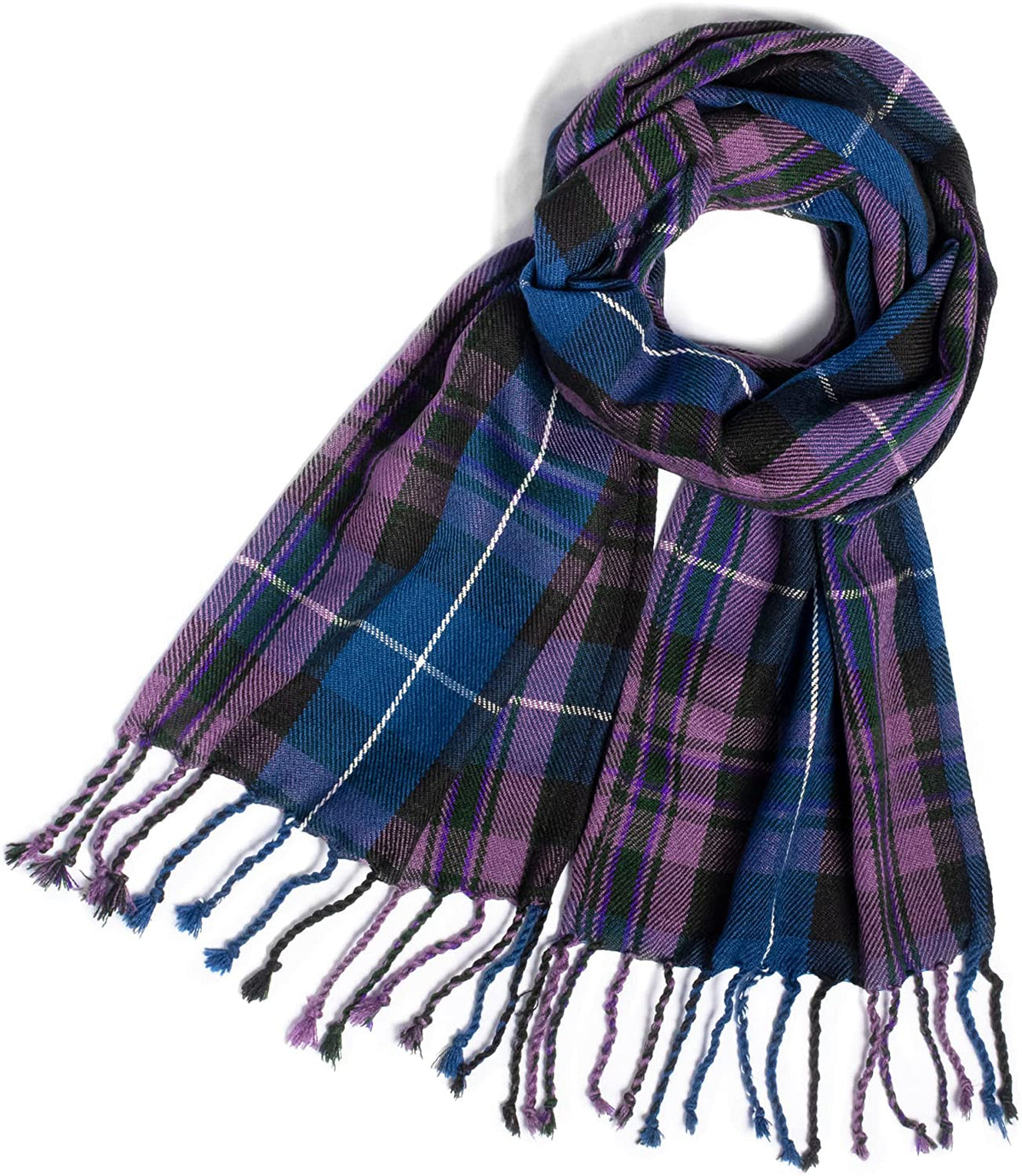 Scarf for Men and Women Wedding Slash Wool Warm Tartan Blanket Shawl